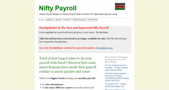 Desktop Screenshot of niftypayroll.com