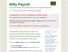 Tablet Screenshot of niftypayroll.com